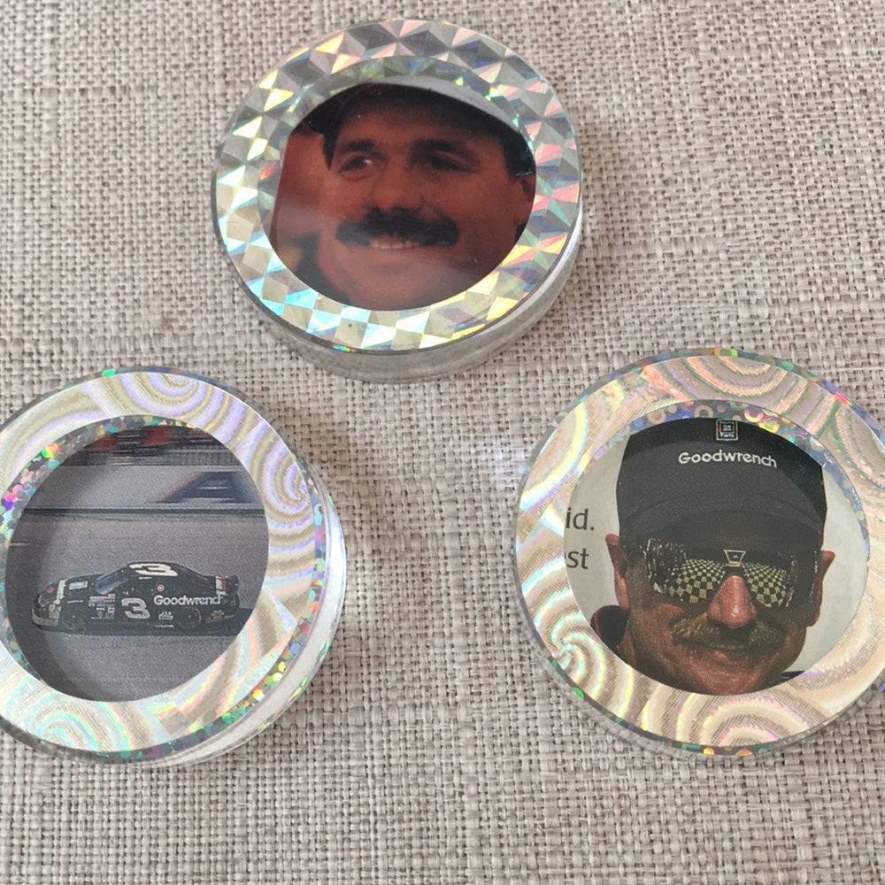 Dale Earnhardt resin photo disc